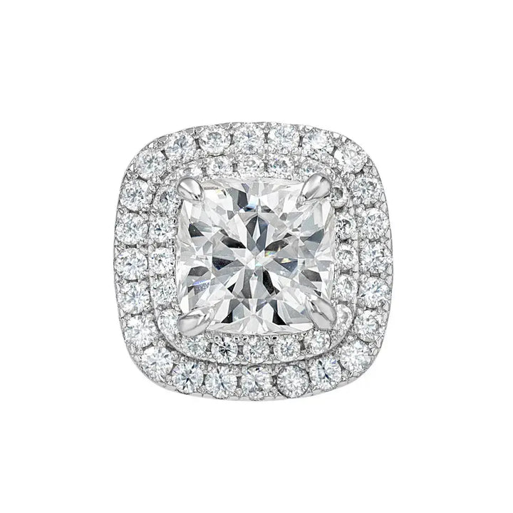 Diamond & Moissanite Cushion Cut Jewellery Set Summer Diamonds